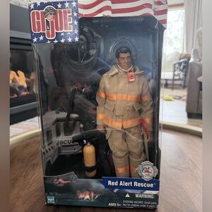 COLLECTABLE G.I. Joe firefighter figure by Hasbro.🚒🧯🔥